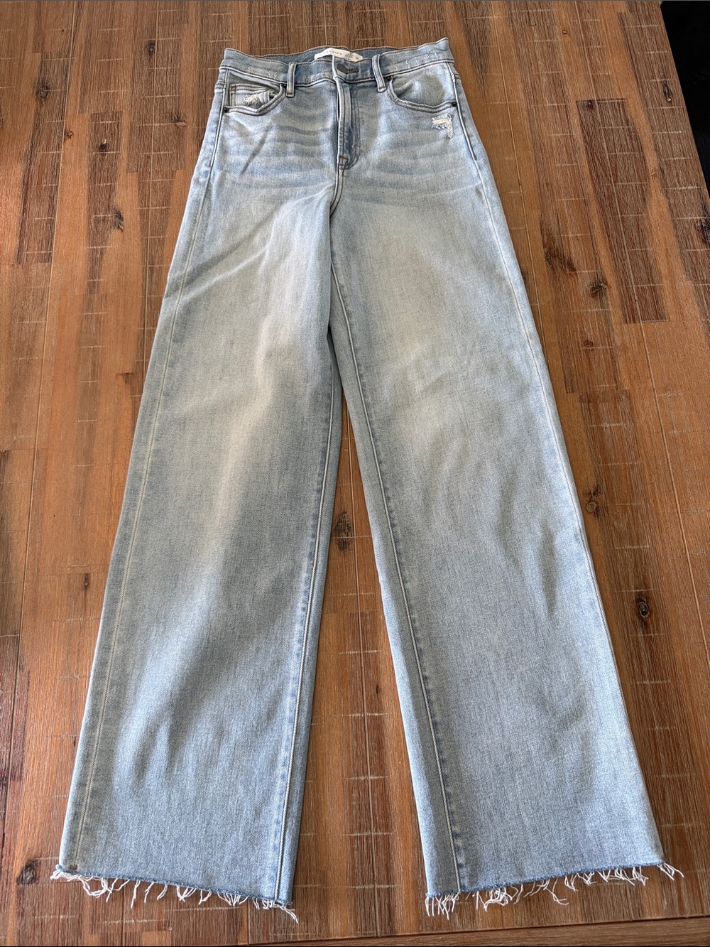 Altar'd State Light Blue High-Rise Wide Leg Jeans